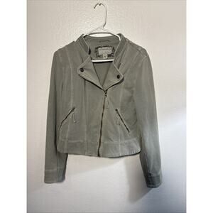 Marrakech Missy Marni Asymmetrical-Zip Front Jacket Long Sleeve Anthropology M